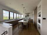 Kitchen with views of the water