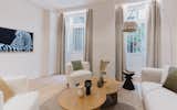 Living Room, Sofa, Chair, Ceiling Lighting, Coffee Tables, and Light Hardwood Floor salon   Photo 2 of 17 in Chabrol Boutique Apartment by Nicola Mameli