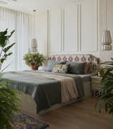 The master bedroom is designed for rest and rejuvenation, with its soft textures and bold colors!