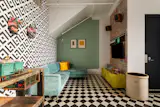 In addition to the main living rooms, the "gallery area