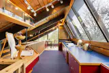 The home is split across 6 levels, with the loft in use as an office.