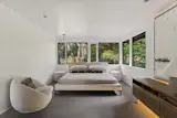 In Portland, a Matte-Black Midcentury With Minimalist Interiors Seeks $1.1M - Photo 8 of 13 -