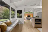 In Portland, a Matte-Black Midcentury With Minimalist Interiors Seeks $1.1M - Photo 6 of 13 -