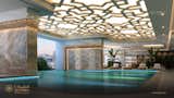 The swimming pool area exemplifies relaxation and luxury. 

algedra.ae