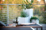 Sip a local wine, while gazing at the vineyard it came from