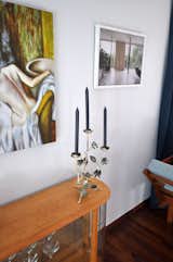 Initially being inspired by the very geometric form of the house, we responded with incorporating more hard edges, but have lately been softening with additions of feminine & romantic elements.