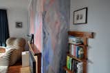 This gestural painted element contributed to us winning the Resene Colour Home Award 2023. People react as if it was such a bold move, but it was a low cost, low commitment interior intervention, & we encourage others to be playful too.