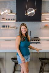 Jenny Walker of Austin Mod Homes, builder of  this transitional home in West Lake Hills.