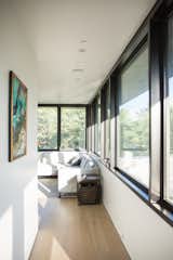 Upstairs living area is made bright with RAM picture windows.