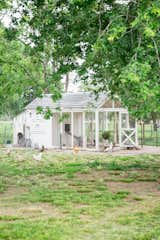 This chic chicken coop defines the elegance and natural appeal at White Box Farm.