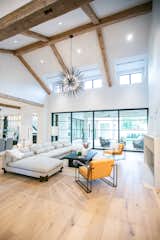 RAM picture windows provide natural light, bringing your eye upward in this impressive Highland Park Dallas-area home.