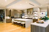 RAM picture windows allow for natural light and gorgeous views from this modern Dallas area kitchen.