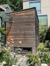 Exterior view of the sauna