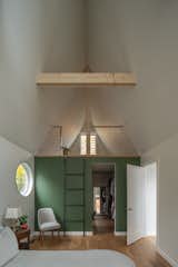 Interior view of the mezzanine home office