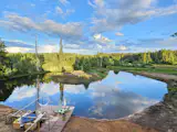 The ODYL Holiday House - pond and hot tub terrace