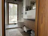 Shower and toilet