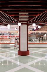  new floor and pergola in East lobby