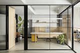 Cabin :

Cabin designed for client discussions feel like an organic extension of the rest of the worksapce diminishing the feel of heirarchy in the office.