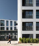 Ample site-wide cycle parking for Rubicon’s residents.