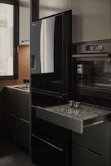 Kitchen with Hidden Pull out Counter
