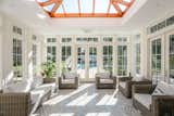 Ample natural light with the large timber framed sky lantern.