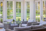 A detailed view of the living room Orangery addition. 