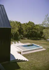 Backyard Pool from Balcony