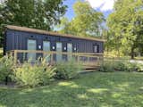 Restroom Exterior with landscaping