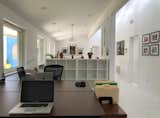 Office facing West. Daylight balanced by sidelight and clerestories windows. 