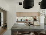 Cooktop backsplash window