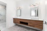 Modern bathroom and lighting at L2 House