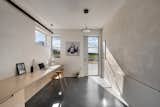 views extending outwards through the transparent home office door