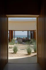 The entrance to the patio