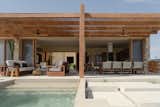 The terrace 