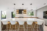 New open floorplan contemporary kitchen