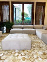 Immobile Modular Tufted Sofa Ottoman Beige