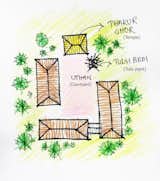 Diagram Showing Traditional House plan of the Client's Rural House