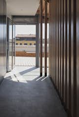 Access to the rooftop terrace level