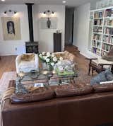 After: Now the room can be the focal point instead of a oppressive black wall of rocks