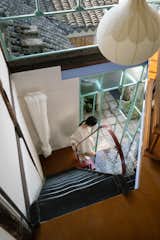 View from the second floor to the first floor.