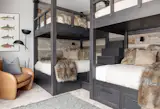 Custom-built bunk room