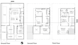 Plans: The spatial organization takes into consideration privacy, scale, and complexity of use which support various appropriations. The flexibility of the space allows for future layouts that take into account restaurant, Airbnb, and family configurations as desired by the user. With the workshop located at the 2nd floor, business and leisure can be compartmentalized through the guest room which can act as an alternative entrance separating work and domestic life.