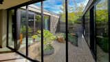 One of the two patios