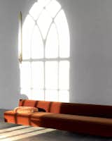 As the sun moves, there is a natural play of light and shadow, the window layouts creating intricate shadows on the wall. We intentionally left these walls without art.