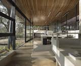 The main space illustrates the openness to the outside, creating a seamless connection between the interior and exterior