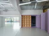 The opening leading to the studio B.