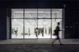The "dance box" facing the street.