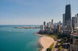 South View of Oak Street Beach and Navy Pier