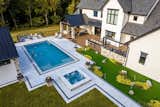 A custom pool is the focal point of a space designed to stay in or be the host host on the block 