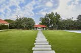 11 Outdoor lawn pathways connecting spaces